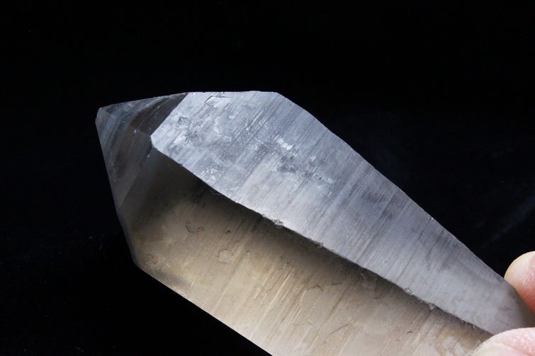 シトリン レムリアンシード水晶 ダブルポイント 原石 ミナスジェライス州コリント産 ※証明書付き[T370-4150] 4枚目