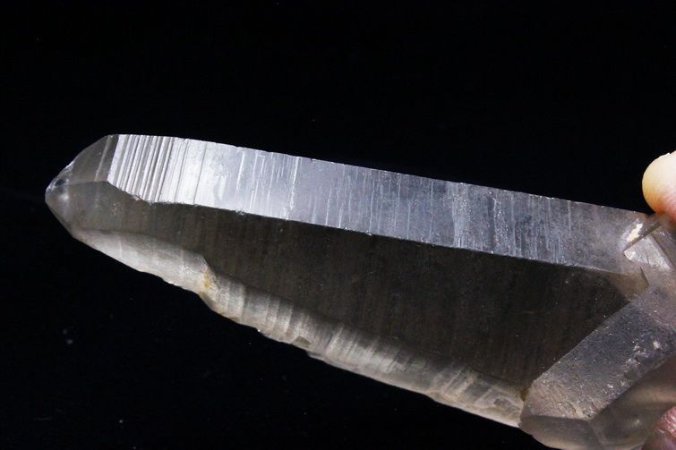 シトリン レムリアンシード水晶 ダブルポイント 原石 ミナスジェライス州コリント産 ※証明書付き[T370-4152] 2枚目