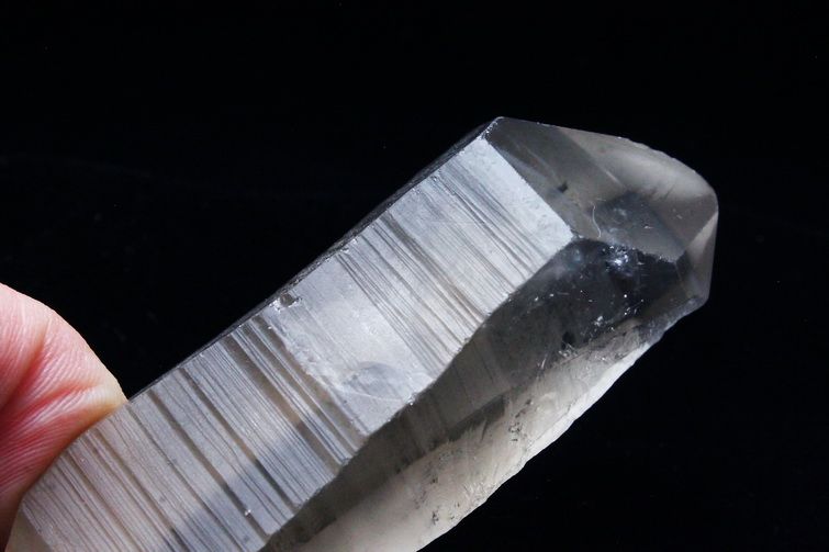 シトリン レムリアンシード水晶 ダブルポイント 原石 ミナスジェライス州コリント産 ※証明書付き[T370-4153] 2枚目