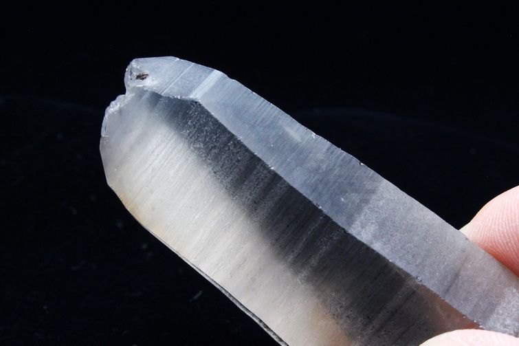 シトリン レムリアンシード水晶 ダブルポイント 原石 ミナスジェライス州コリント産 ※証明書付き[T370-4153] 3枚目