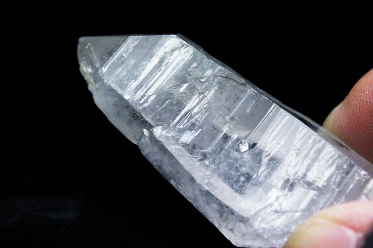 レムリアンシード水晶 原石 ミナスジェライス州コリント産 ※証明書付き[T370-4155] 3枚目