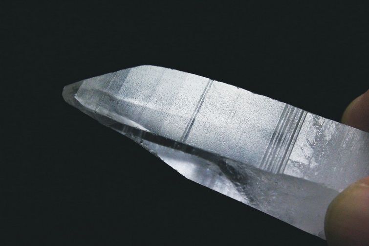 レムリアンシード水晶 原石 ミナスジェライス州コリント産 ※証明書付き[T370-4156] 2枚目