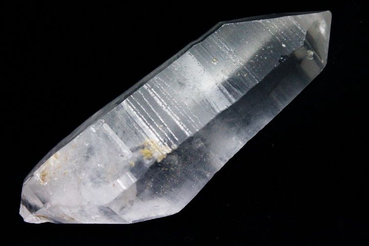 レムリアンシード水晶 ダブルポイント 原石 ミナスジェライス州コリント産 ※証明書付き[T370-4174] 2枚目