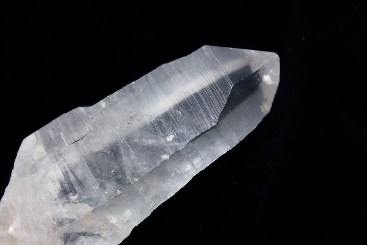 レムリアンシード水晶 ダブルポイント 原石 ミナスジェライス州コリント産 ※証明書付き[T370-4174] 3枚目