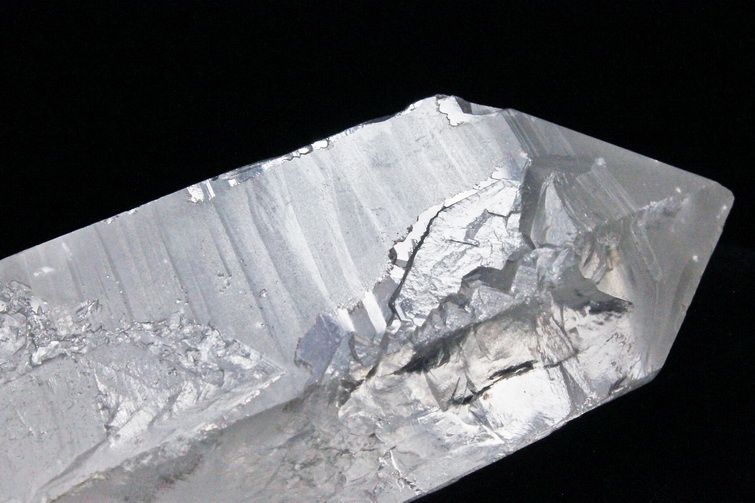 レムリアンシード水晶 原石 ミナスジェライス州コリント産 ※証明書付き[T370-4195] 2枚目