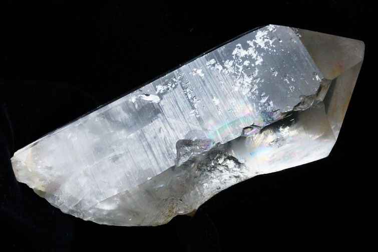 レムリアンシード水晶 原石 ミナスジェライス州コリント産 ※証明書付き[T370-4729] 3枚目