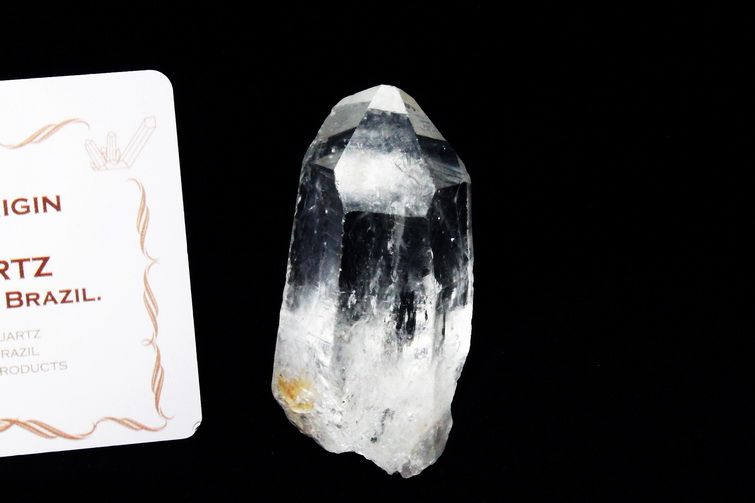 レムリアンシード水晶 原石 ミナスジェライス州コリント産 ※証明書付き[T370-4748] 1枚目