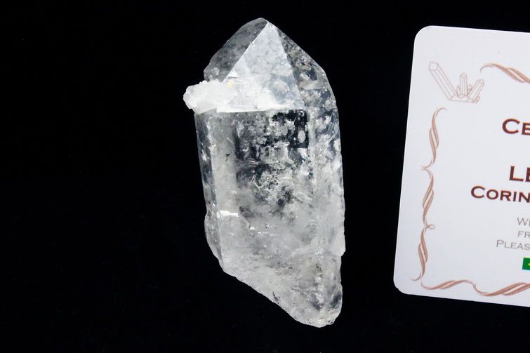 レムリアンシード水晶 原石 ミナスジェライス州コリント産 ※証明書付き[T370-4789] 1枚目