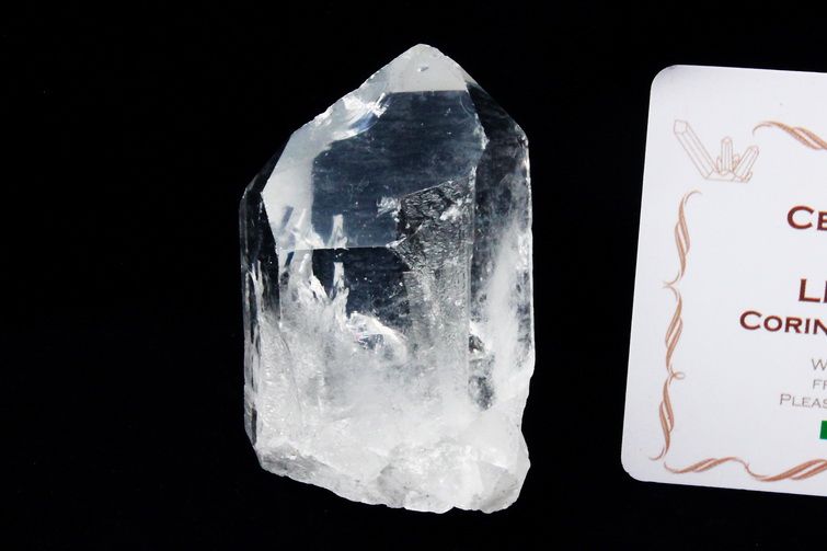 レムリアンシード水晶 原石 ミナスジェライス州コリント産 ※証明書付き[T370-4792] 1枚目