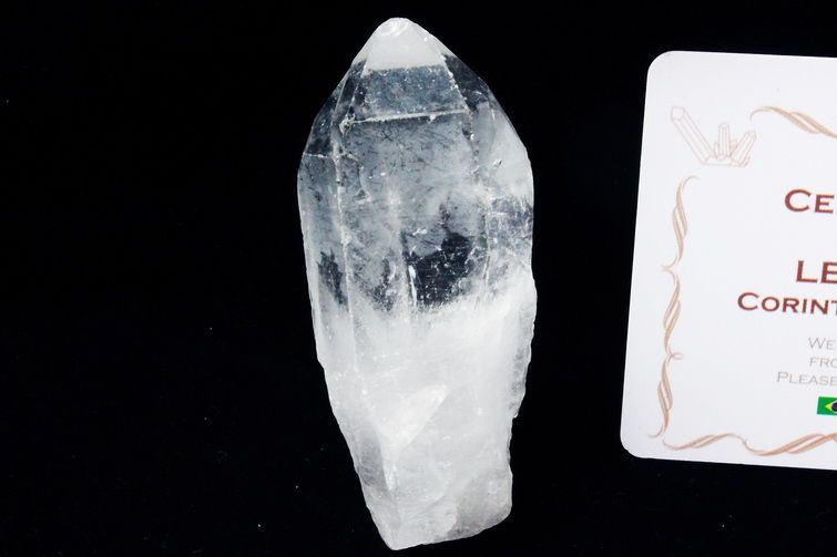 レムリアンシード水晶 原石 ミナスジェライス州コリント産 ※証明書付き[T370-4795] 1枚目