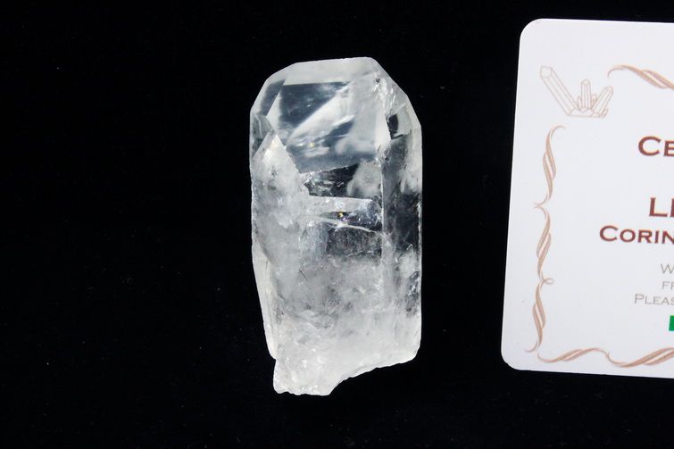 レムリアンシード水晶 原石 ミナスジェライス州コリント産 ※証明書付き[T370-4801] 1枚目