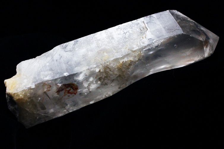 シトリン レムリアンシード水晶 原石 ミナスジェライス州コリント産 ※証明書付き[T370-4816] 2枚目