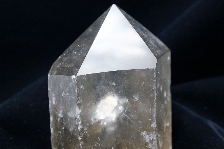 シトリン レムリアンシード水晶 原石 ミナスジェライス州コリント産 ※証明書付き[T370-4819] 2枚目