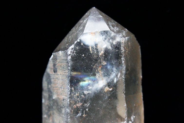 シトリン レムリアンシード水晶 原石 ミナスジェライス州コリント産 ※証明書付き[T370-4823] 3枚目