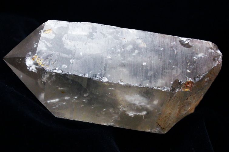 シトリン レムリアンシード水晶 原石 ミナスジェライス州コリント産 ※証明書付き[T370-4827] 2枚目