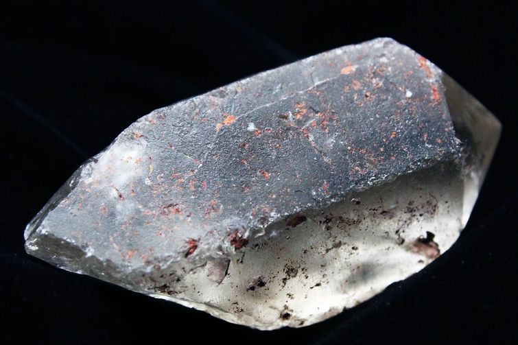 シトリン レムリアンシード水晶 原石 ミナスジェライス州コリント産 ※証明書付き[T370-4829] 3枚目