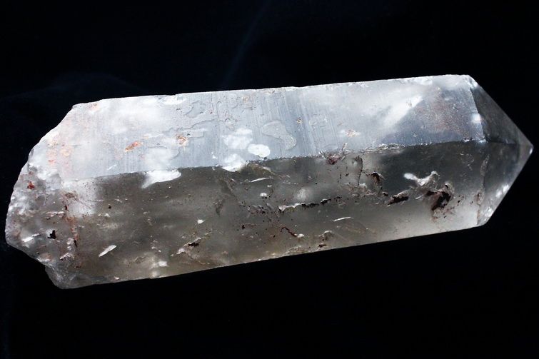 シトリン レムリアンシード水晶 原石 ミナスジェライス州コリント産 ※証明書付き[T370-4830] 2枚目