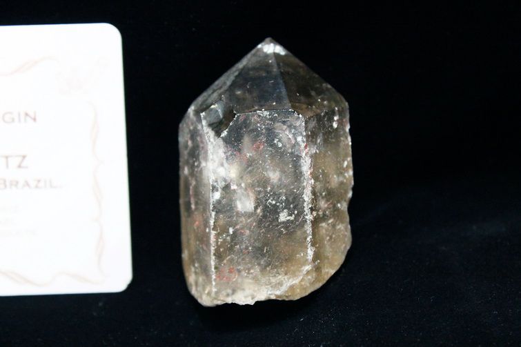 シトリン レムリアンシード水晶 原石 ミナスジェライス州コリント産 ※証明書付き[T370-4833] 1枚目