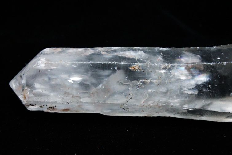 シトリン レムリアンシード水晶 原石 ミナスジェライス州コリント産 ※証明書付き[T370-4841] 2枚目