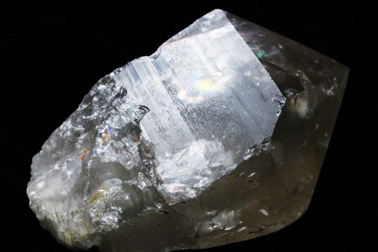 シトリン レムリアンシード水晶 原石 ミナスジェライス州コリント産 ※証明書付き[T370-4844] 3枚目