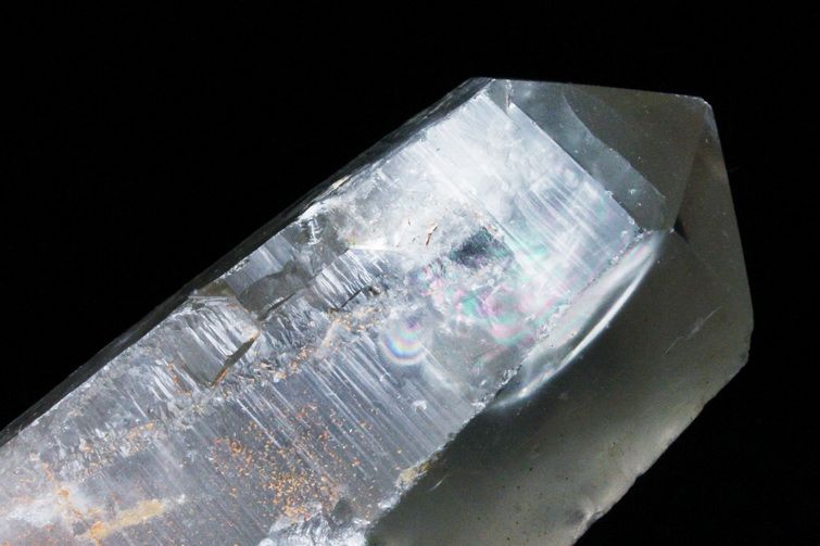 シトリン レムリアンシード水晶 原石 ミナスジェライス州コリント産 ※証明書付き[T370-4849] 2枚目