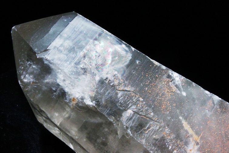 シトリン レムリアンシード水晶 原石 ミナスジェライス州コリント産 ※証明書付き[T370-4849] 3枚目