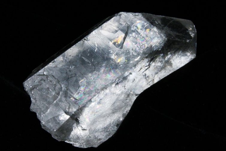 レムリアンシード 虹入り 水晶 原石 ミナスジェライス州コリント産 ※証明書付き[T370-4857] 2枚目