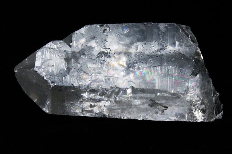 レムリアンシード 虹入り 水晶 原石 ミナスジェライス州コリント産 ※証明書付き[T370-4857] 3枚目