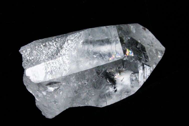 レムリアンシード 虹入り 水晶 原石 ミナスジェライス州コリント産 ※証明書付き[T370-4858] 2枚目