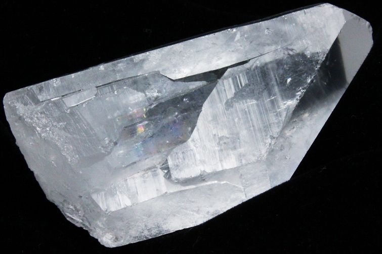 レムリアンシード 虹入り 水晶 原石 ミナスジェライス州コリント産 ※証明書付き[T370-4864] 3枚目