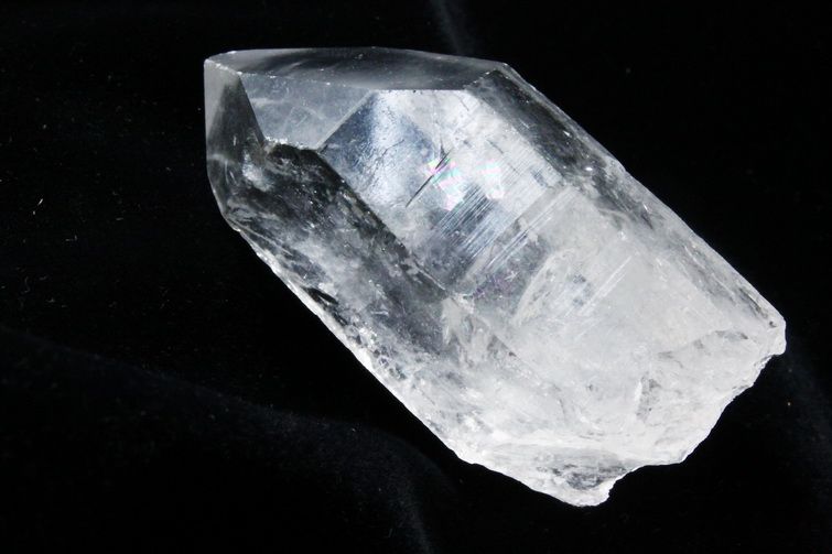 レムリアンシード 虹入り 水晶 原石 ミナスジェライス州コリント産 ※証明書付き[T370-4869] 3枚目