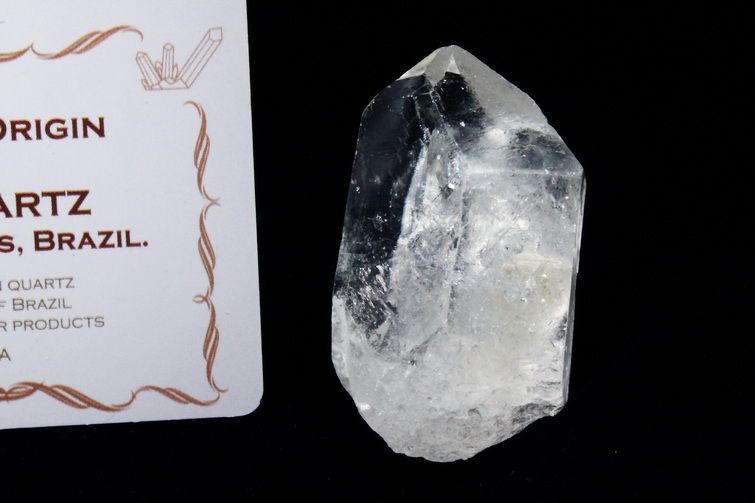 レムリアンシード 虹入り 水晶 原石 ミナスジェライス州コリント産 ※証明書付き[T370-4871] 1枚目