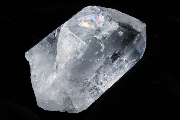 レムリアンシード 虹入り 水晶 原石 ミナスジェライス州コリント産 ※証明書付き[T370-4871] 2枚目