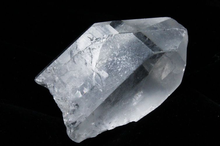 レムリアンシード水晶 ダブルポイント 原石 ミナスジェライス州コリント産 ※証明書付き[T370-4872] 2枚目