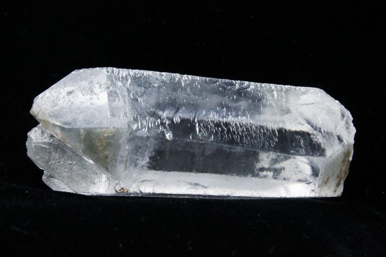 レムリアンシード水晶 ダブルポイント 原石 ミナスジェライス州コリント産 ※証明書付き[T370-4875] 3枚目