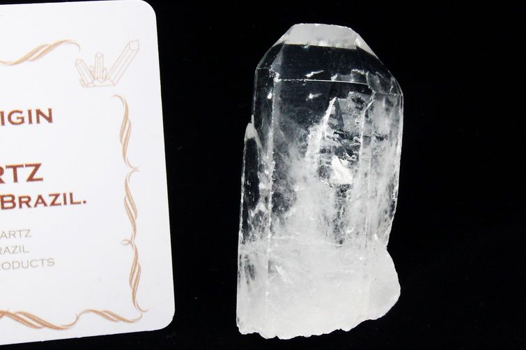 レムリアンシード 水晶 原石 セルフヒールド ミナスジェライス州コリント産 ※証明書付き[T370-4883] 1枚目