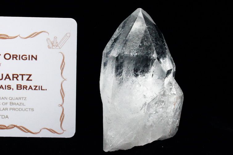 レムリアンシード カテドラルライブラリー 水晶 原石 ミナスジェライス州コリント産 ※証明書付き[T370-4895] 1枚目