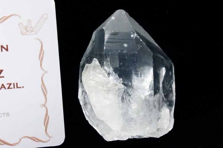 レムリアンシード クォーツインクォーツ 原石 ミナスジェライス州コリント産 ※証明書付き[T370-4904] 1枚目