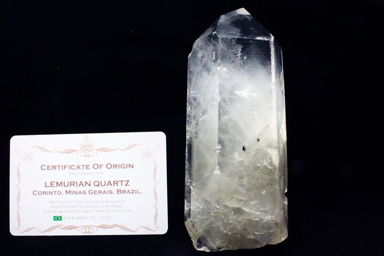 レムリアンシード ガーデン水晶 原石 ミナスジェライス州コリント産 ※証明書付き[T370-4913] 1枚目