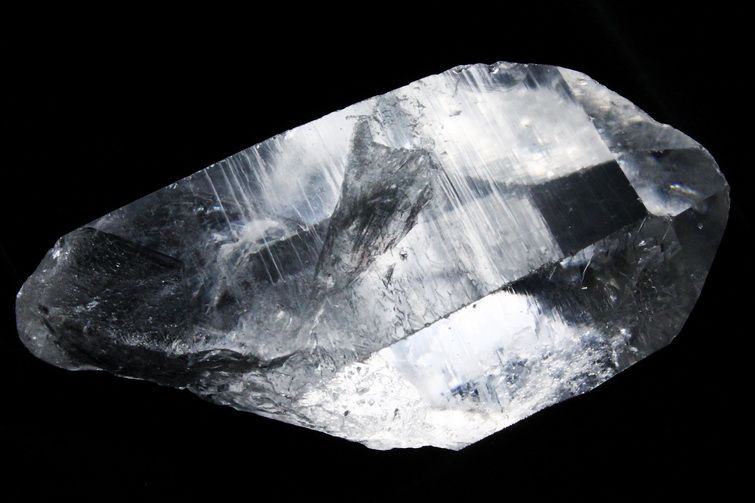 レムリアンシード水晶 原石 ミナスジェライス州コリント産 ※証明書付き[T370-4918] 3枚目