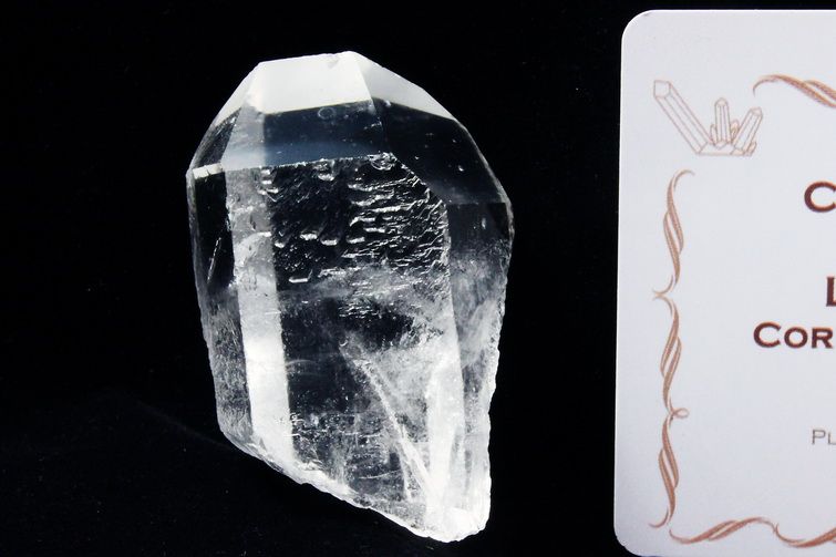 レムリアンシード水晶 原石 ミナスジェライス州コリント産 ※証明書付き[T370-4921] 1枚目