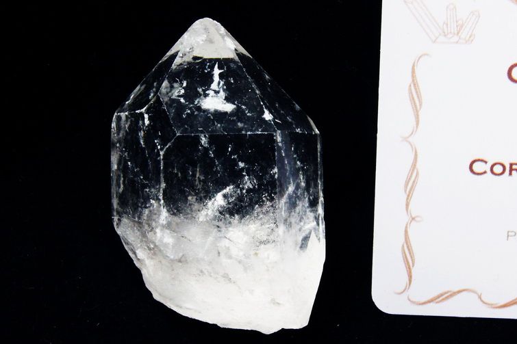 レムリアンシード水晶 原石 ミナスジェライス州コリント産 ※証明書付き[T370-4930] 1枚目