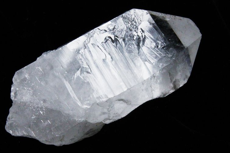 レムリアンシード水晶 原石 ミナスジェライス州コリント産 ※証明書付き[T370-4931] 2枚目