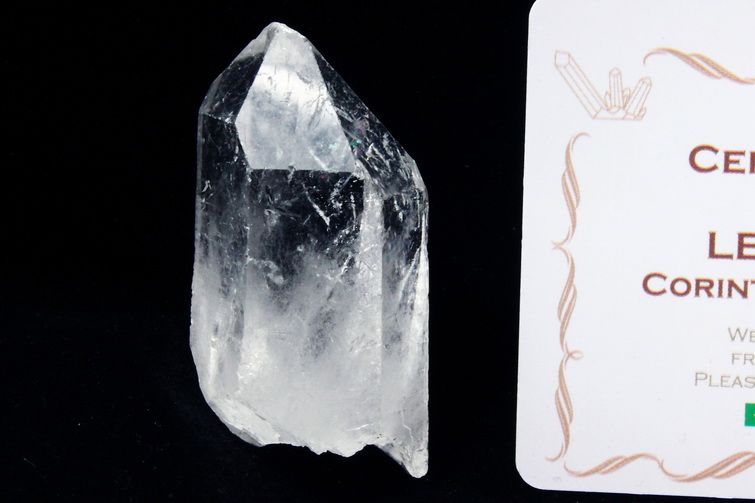 レムリアンシード水晶 原石 ミナスジェライス州コリント産 ※証明書付き[T370-4946] 1枚目