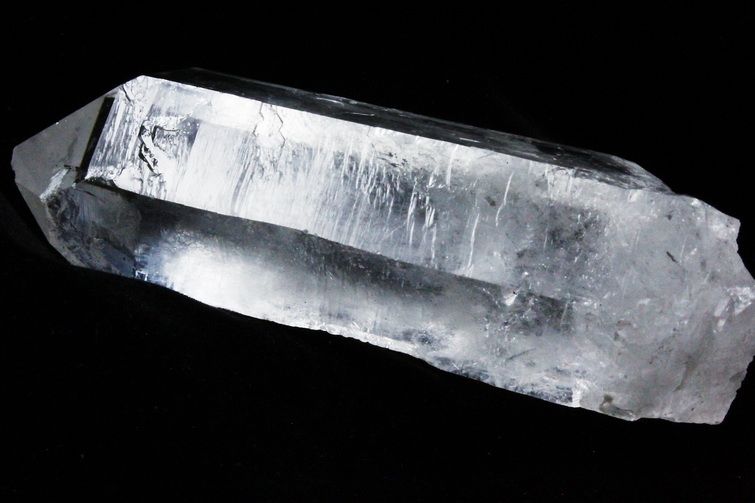 レムリアンシード水晶 原石 ミナスジェライス州コリント産 ※証明書付き[T370-4953] 3枚目