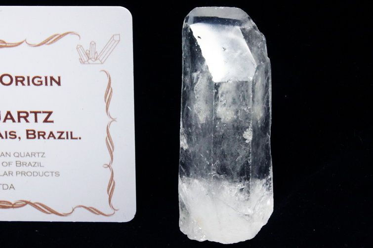 レムリアンシード水晶 原石 ミナスジェライス州コリント産 ※証明書付き[T370-4956] 1枚目