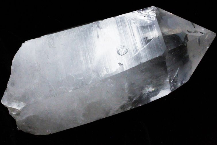 レムリアンシード水晶 原石 ミナスジェライス州コリント産 ※証明書付き[T370-4998] 2枚目