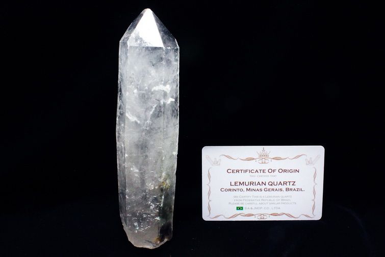 レムリアンシード ガーデン水晶 原石 ミナスジェライス州コリント産 ※証明書付き[T370-5028] 1枚目