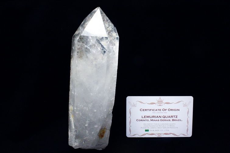 レムリアンシード ガーデン水晶 原石 ミナスジェライス州コリント産 ※証明書付き[T370-5029] 1枚目