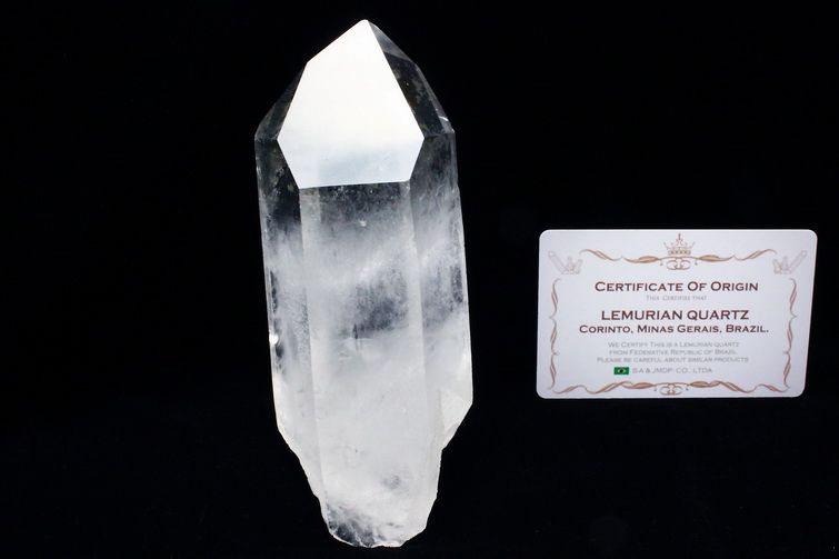 レムリアンシード ガーデン水晶 原石 ミナスジェライス州コリント産 ※証明書付き[T370-5030] 1枚目